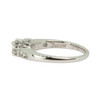 Second Hand 14ct White Gold 3 Stone Diamond Trilogy Ring