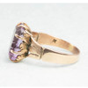 Vintage 9ct Rose Gold 5 Carat Amethyst Dress Ring