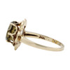 Second Hand 9ct Gold Smoky Quartz Scalloped Ring