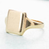 Vintage 9ct Gold Rectangle Signet Ring