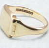 Second Hand 9ct Gold Square Signet Ring