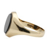 Second Hand 9ct Gold Oval Onyx Signet Ring