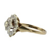 Second Hand 9ct Gold Diamond Flower Cluster Ring