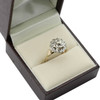 Second Hand 9ct Gold Diamond Flower Cluster Ring