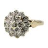 Second Hand 9ct Gold Diamond Flower Cluster Ring