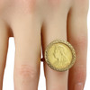 Second Hand 9ct Gold Half Sovereign Ring