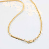 Second Hand 18ct Gold 17” Herringbone Chain Necklace
