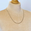 Second Hand 9ct Gold 22” Flat Curb Chain Necklace