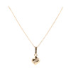 Second Hand 14ct Rose Gold Leaf Pendant with Chain