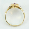 Antique Edwardian 18ct Gold Ruby & Diamond Marquise Ring