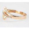 Second Hand 14ct Rose Gold Cubic Zirconia Dress Ring