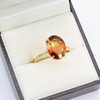 Second Hand 18ct Gold Palmeira Citrine Single Stone Ring