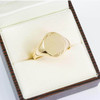 Second Hand 9ct Gold Oval Faced Signet Ring