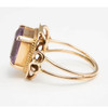 Second Hand 14ct Rose Gold Amethyst Dress Ring