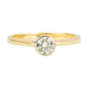 Second Hand Modern 18ct Gold Diamond Solitaire Engagement Ring