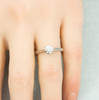 Second Hand Platinum Diamond Solitaire Engagement Ring