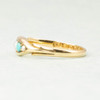 Antique Victorian18ct Gold Peal & Turquoise Ring
