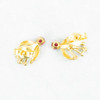 Second Hand 18ct Gold Ruby Fan Studs