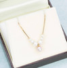 Second Hand 9ct Gold Pearl Pendant Necklace