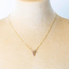 Second Hand 18ct Gold Ruby Drop Pendant Necklace