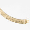 Vintage 1920s 14ct Gold Embossed Floral Design Bracelet