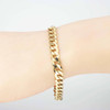 Second Hand 9ct Gold Heavy Flat Curb Bracelet