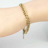 Vintage 9ct Gold Double Link Curb Bracelet