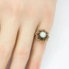 Second Hand Opal and Garnet Cluster Ring