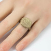 Roman Bronze Ring with Engraved Bird