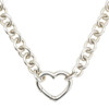 Second Hand Tiffany & Co Open Heart Pendant & Chain