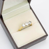 Antique 18ct Gold 1 Carat 3 Stone Diamond Ring