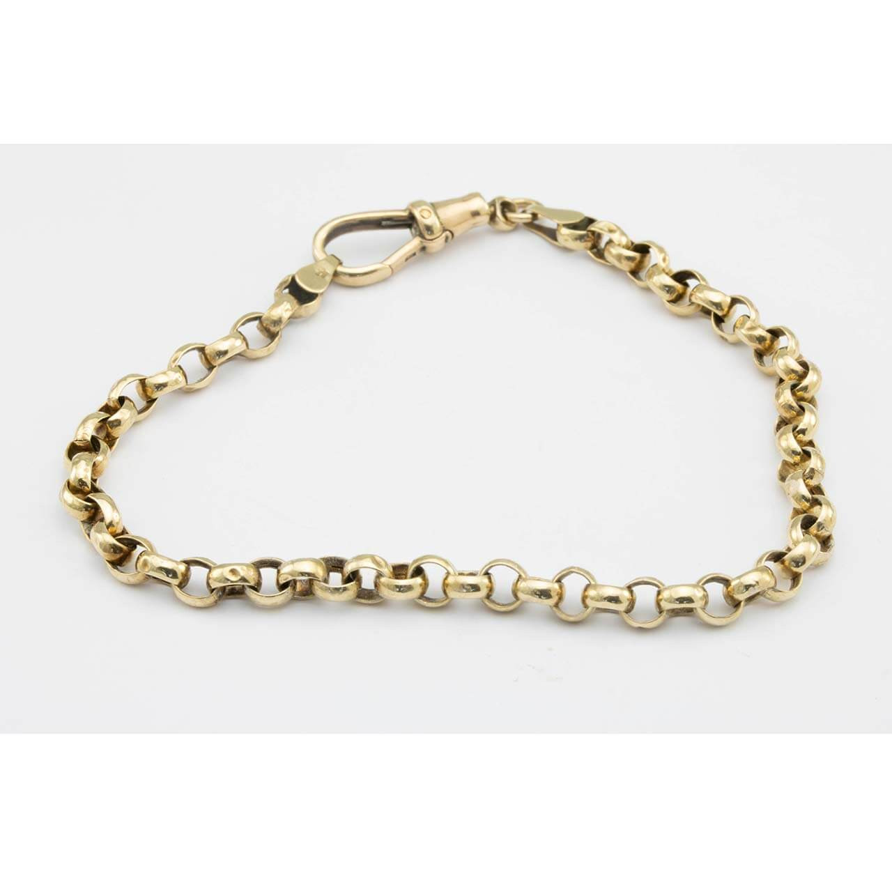 Second Hand 9ct Gold 8.5” Belcher Bracelet RH Jewellers