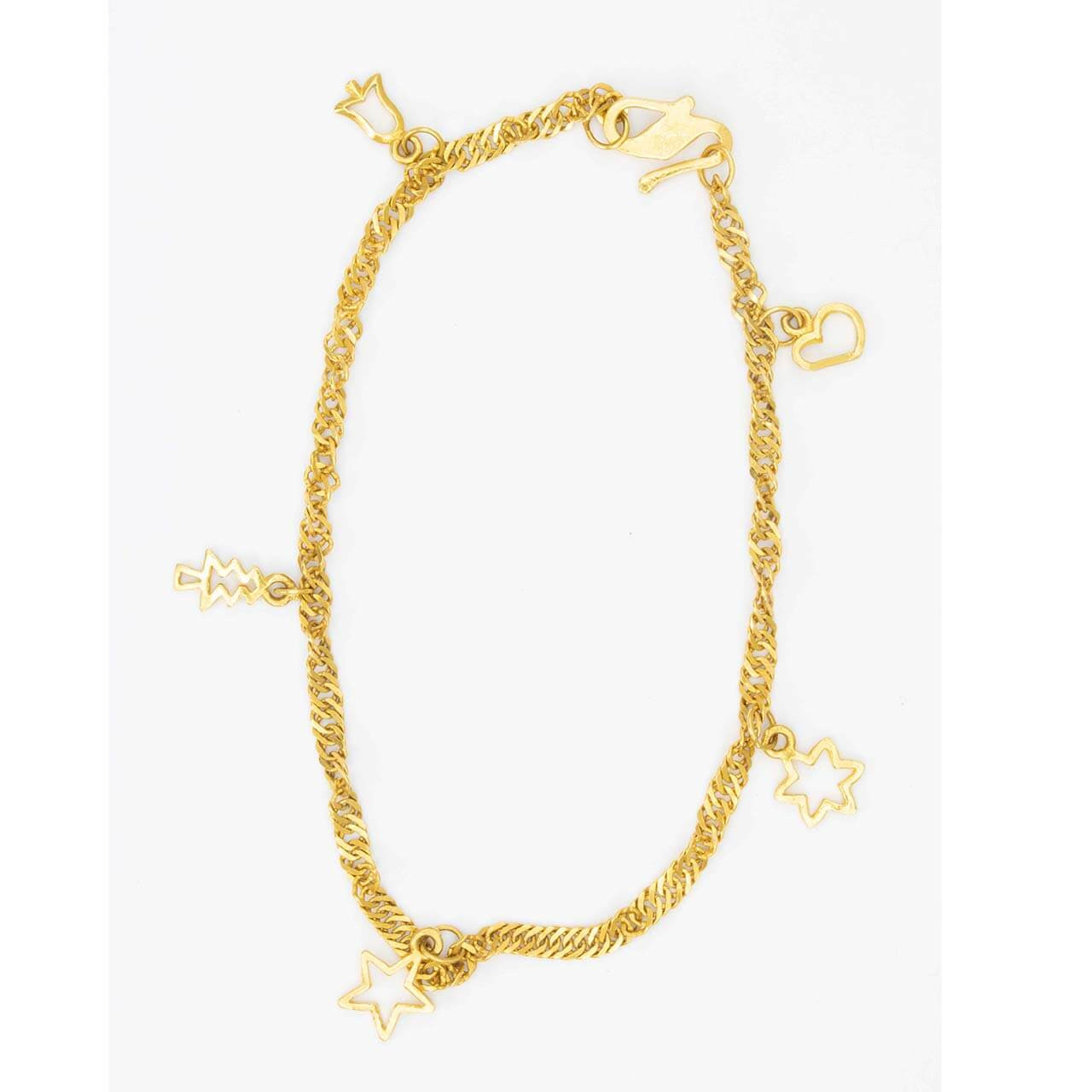 Second Hand 22ct Gold Christmas Bracelet RH Jewellers