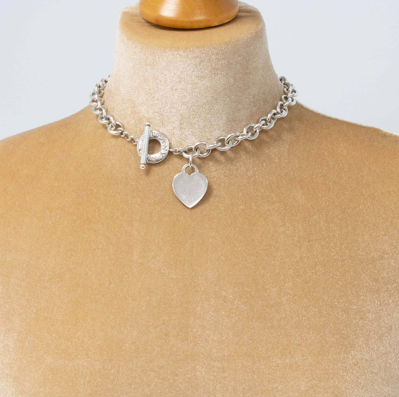 Second Hand Tiffany Heart Toggle Necklace RH Jewellers