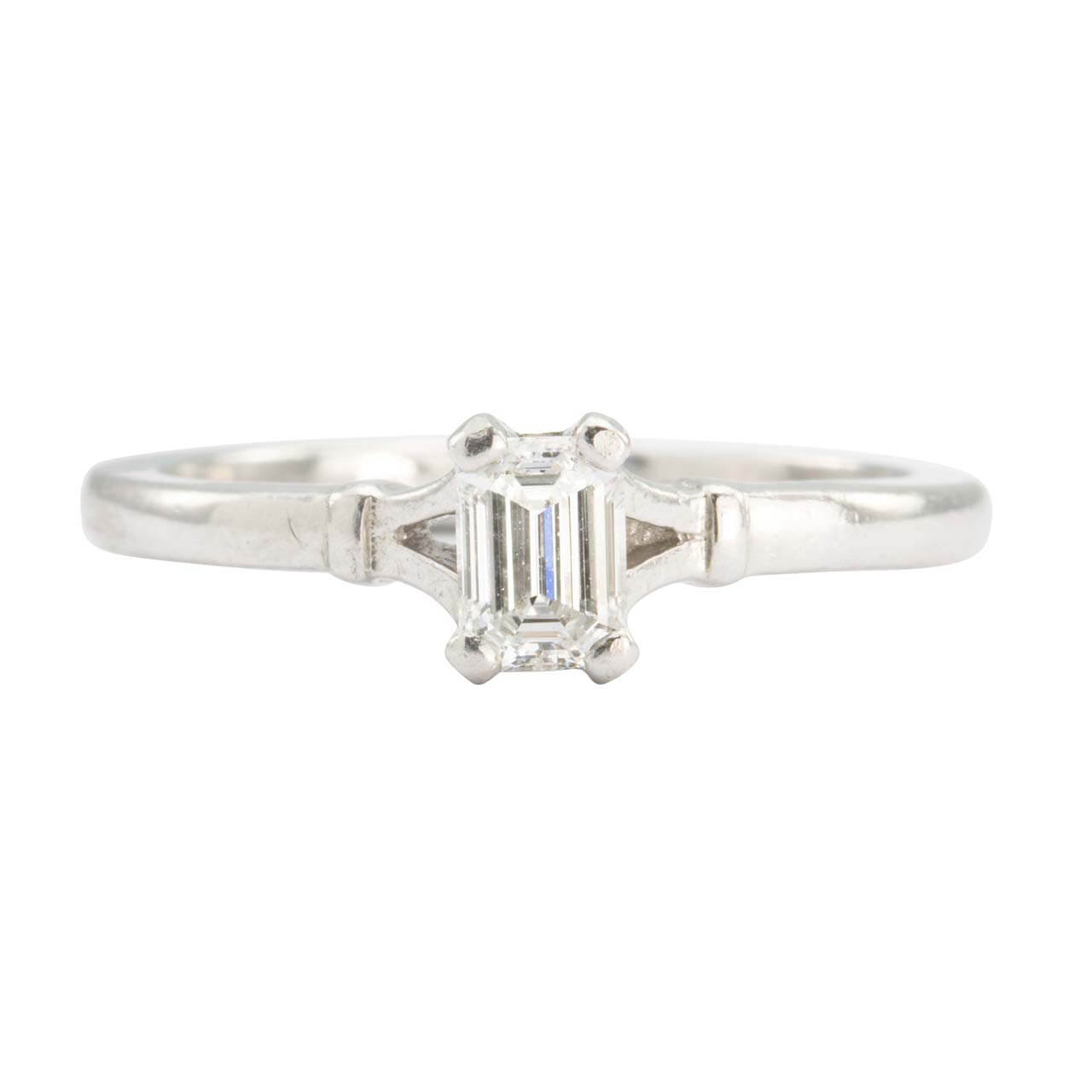 Second hand on sale platinum diamond ring