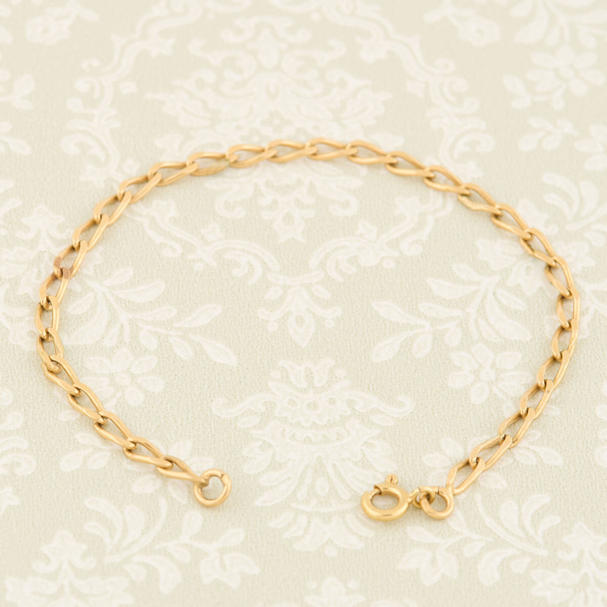 Second Hand 18ct Gold Curb Bracelet 6” RH Jewellers