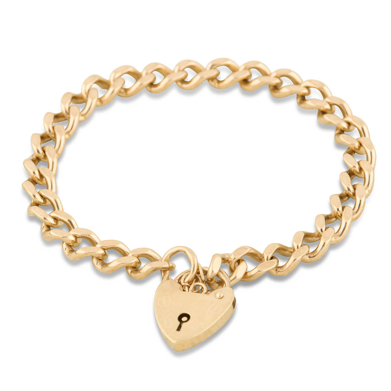 9ct Yellow Gold Enticing Curb Bracelet – Grahams Jewellers
