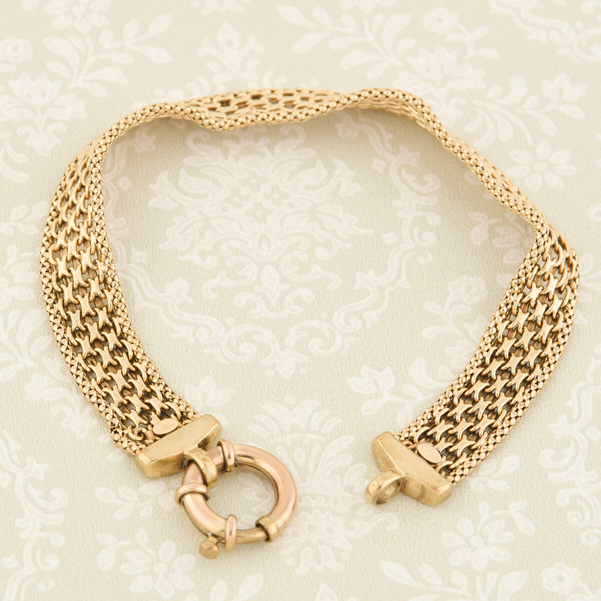 Second Hand 9ct Gold Mesh Bracelet RH Jewellers