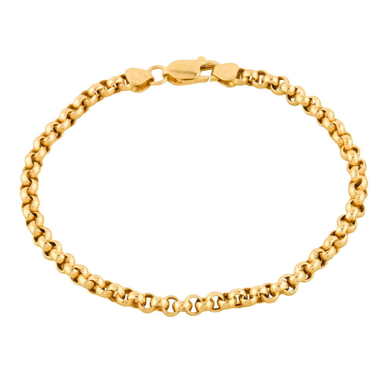 18ct Yellow Gold Bismark Chain Bracelet – Harper Kendall