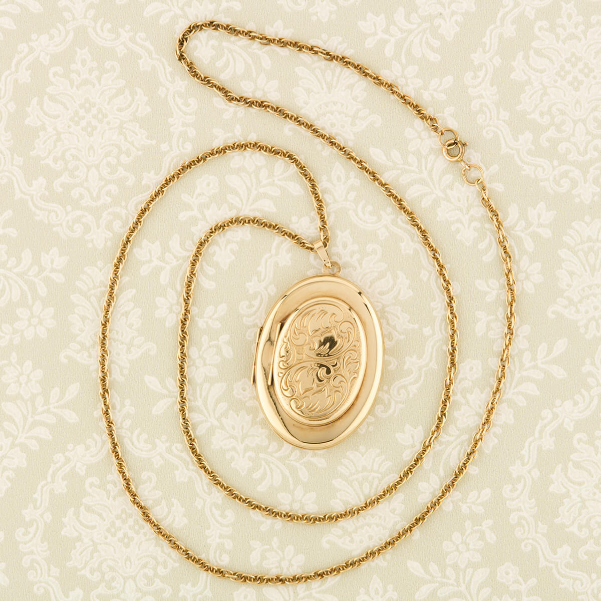 Second Hand 9ct Gold Double Locket RH Jewellers