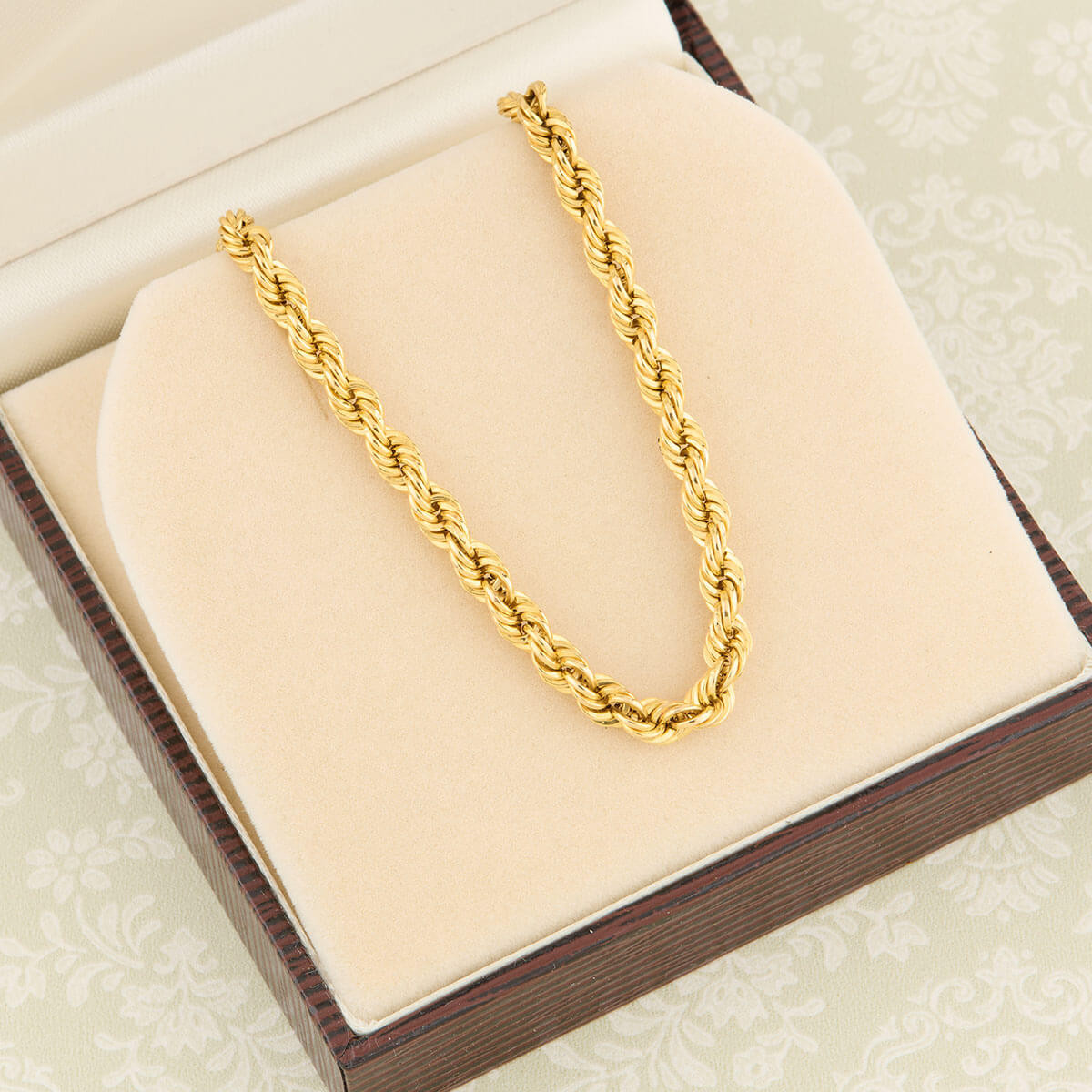 Second Hand 9ct Gold 24” Rope Chain Necklace | RH Jewellers