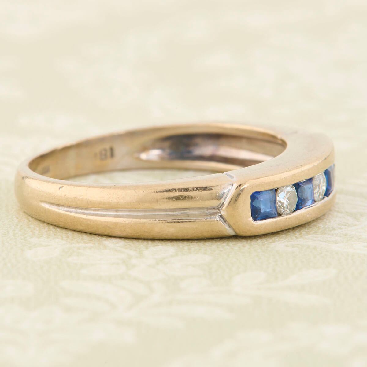 Second Hand Sapphire & Diamond Eternity Ring RH Jewellers