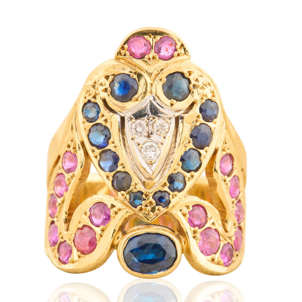 Hawk Moth Rings Second Hand 18ct Gold Hawk Moth Ring | RH Jewellers