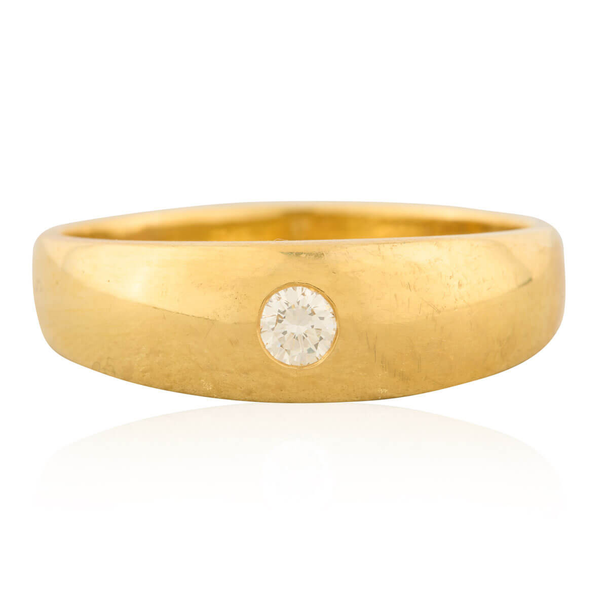 Vintage 18ct Gold Diamond Gypsy Ring | RH Jewellers