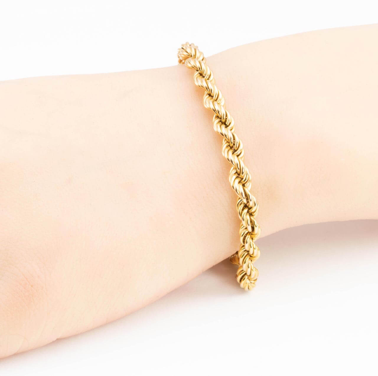 Second Hand 9ct Gold Rope Bracelet RH Jewellers