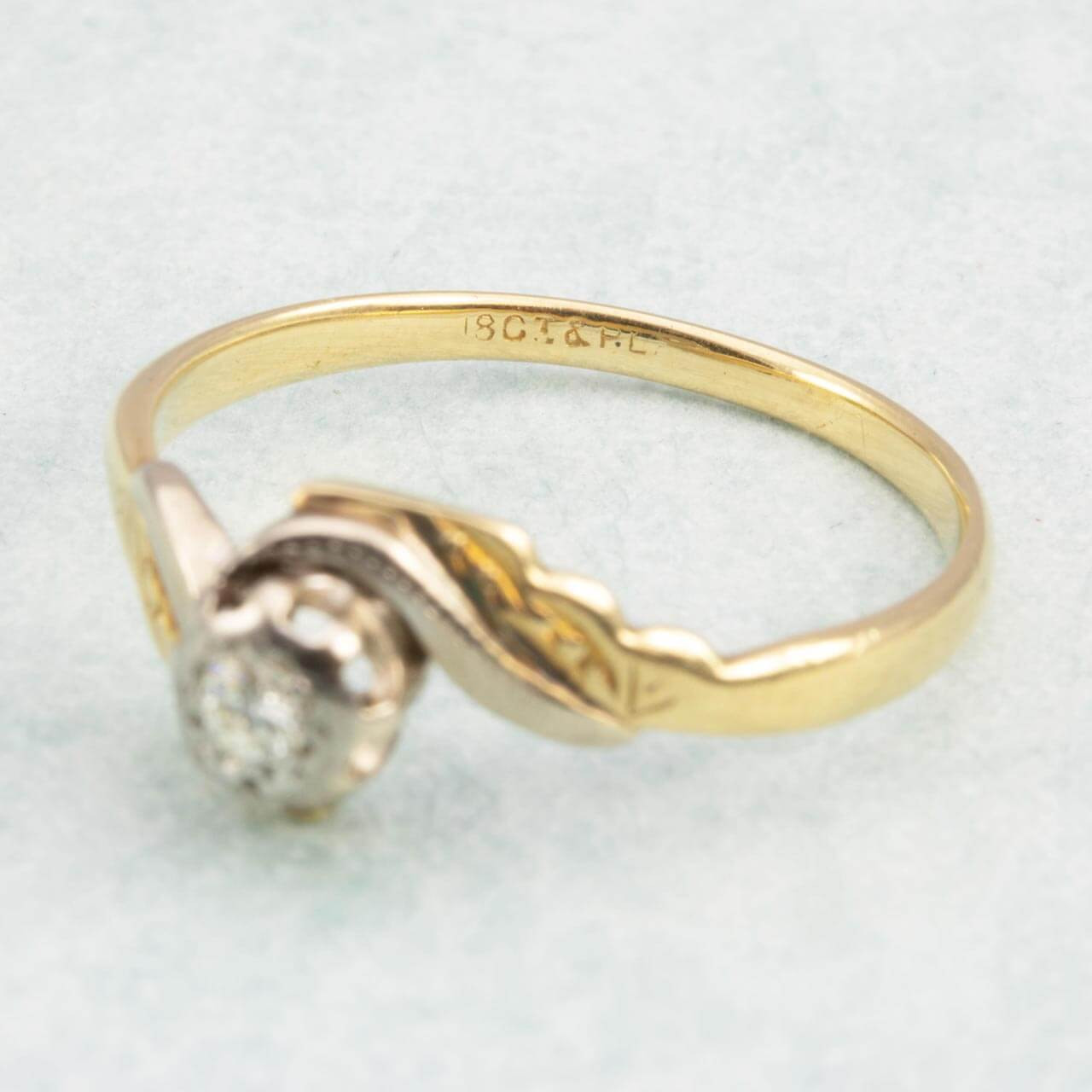 Second Hand 18ct Gold Engagement Ring RH Jewellers