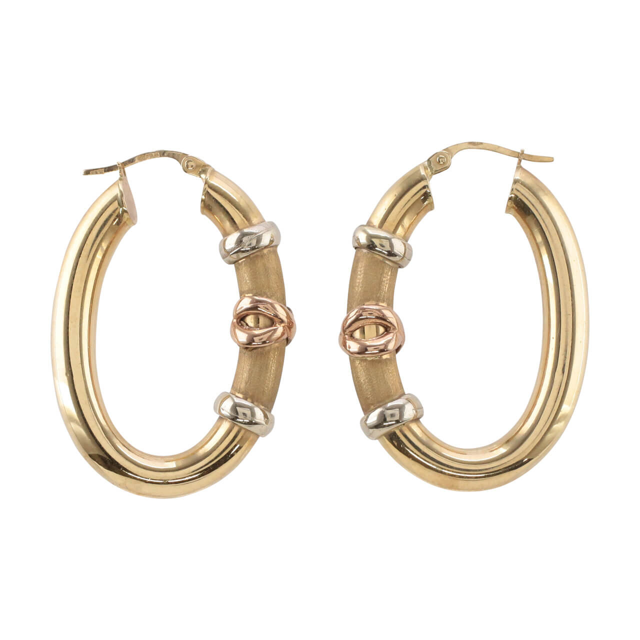 Oval hoop earrings | sterling silver hoop earrings | thick gold hoops  Tagged 