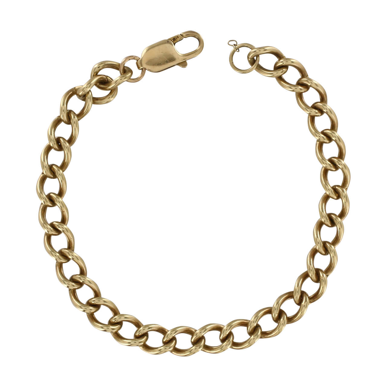 Second Hand 9ct Gold Curb Bracelet | RH Jewellers
