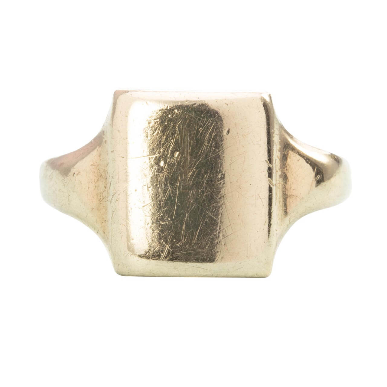 Vintage 9ct Gold Rectangle Signet Ring | RH Jewellers
