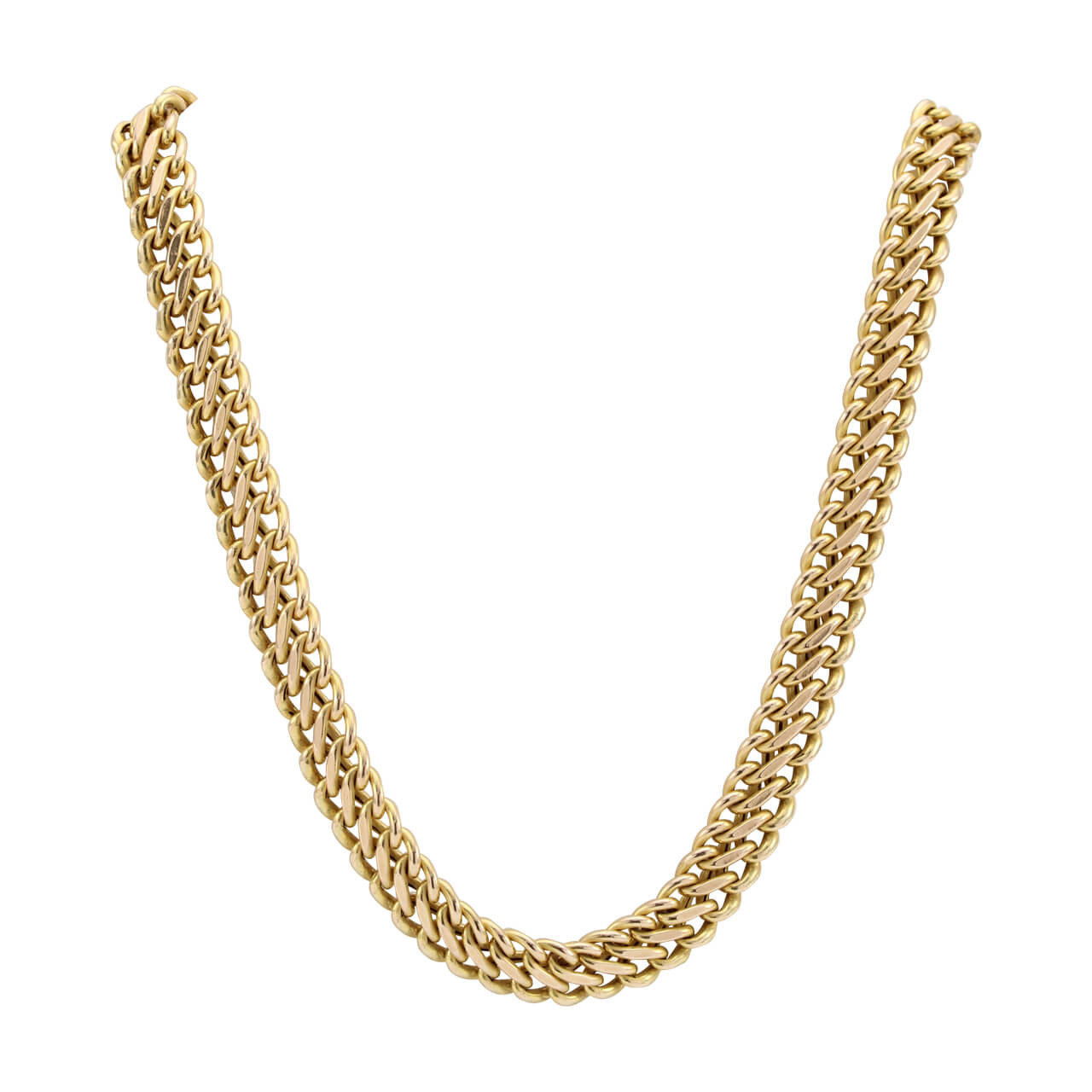 Estate 14K Double Curb Link Chain